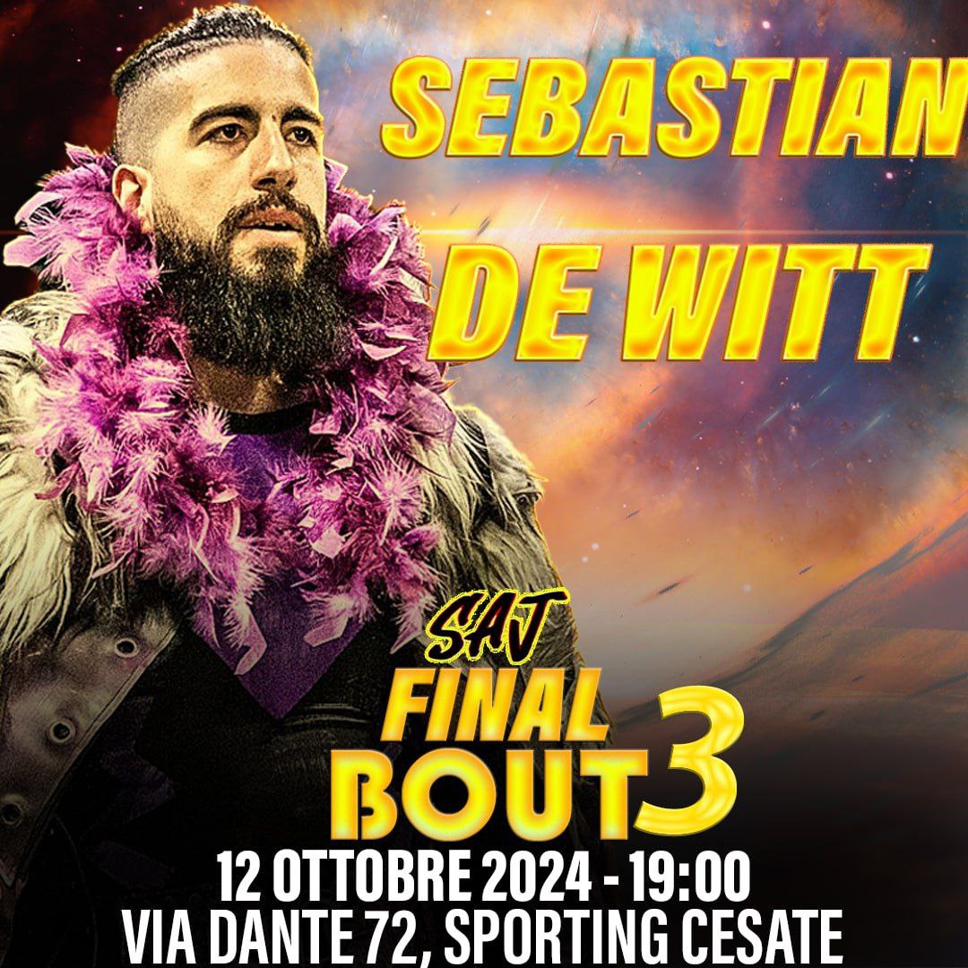 SAJWrestling's tweet photo. More names announced!

🎫 https://t.co/WbUdknIL8i

☄️ SAJ FINAL BOUT 3| 12 OTTOBRE| SPORTING CESATE (MILANO)
Also:
👁 AREZ
💎 SADIE GIBBS 
🇪🇸 ZOZAYA https://t.co/VbnsbkNkco
