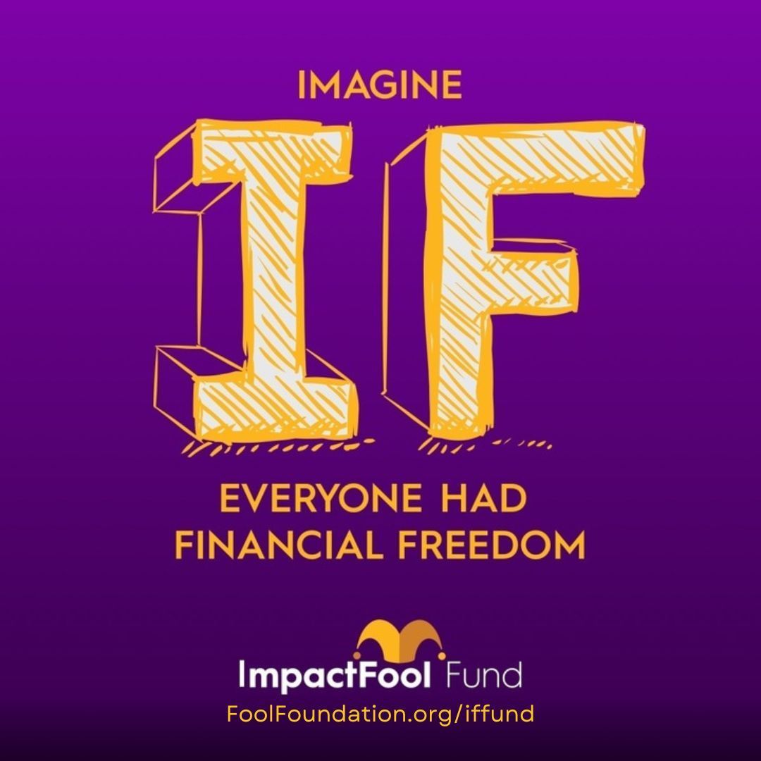 Nominations for The IF Fund* are open for 1 more week! buff.ly/4cxrTrM 

*The ImpactFool Fund is not a traditional investment fund - but rather a Venture Philanthropy Fund where donations from our community are awarded to other nonprofits by The Motley Fool Foundation.