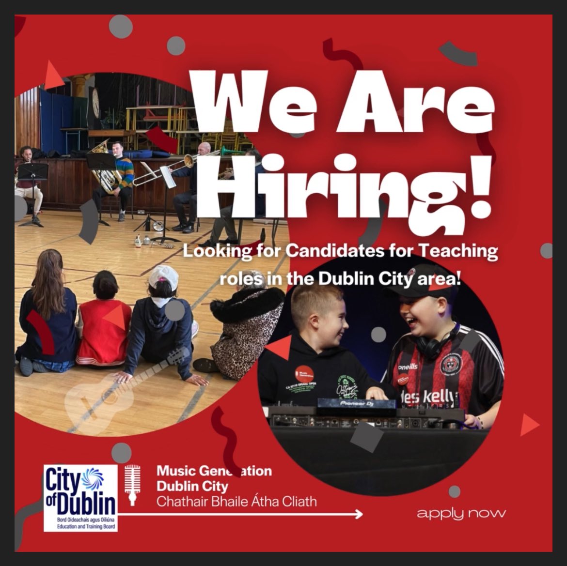 MusicGenDC's tweet image. ⏱️Only a few hours left to apply! ⏱️
cityofdublinetb.ie/about-us/hr/ca…