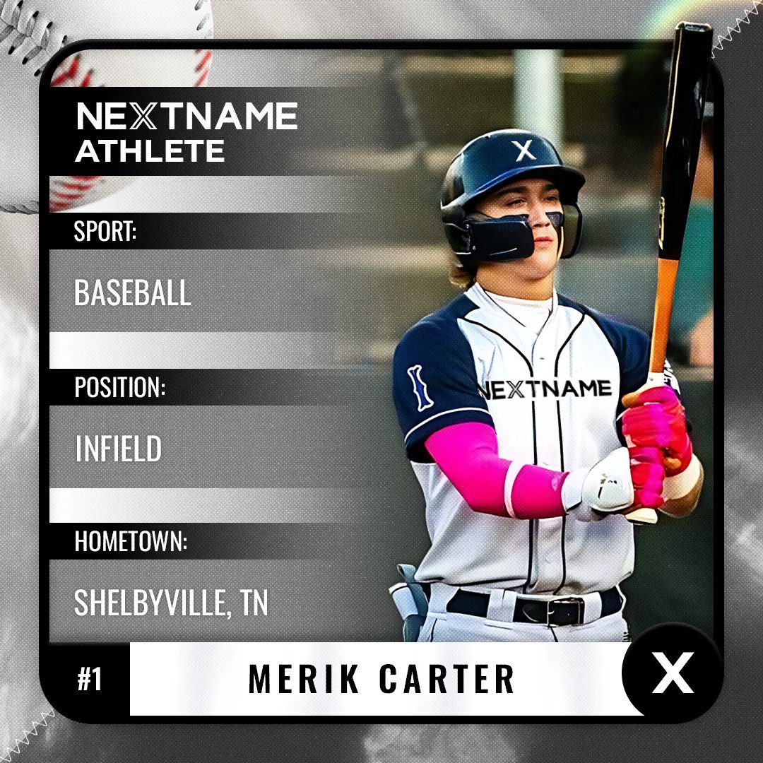 NextName_io's tweet photo. ๐ Welcome aboard, @merikcarter!๐ This talented @gwubaseball and @rockabillysjtn infielder is now on NextName.๐๐ถ
Check out his profile to shop his favorite products and show your support or learn how your brand can collaborate with Merik!
https://t.co/byyQELmcIa
#NextName #NIL #NextNameAthlete #SupportAthletes #BrandPartnership #TeamNextName #AthleteEndorsements
