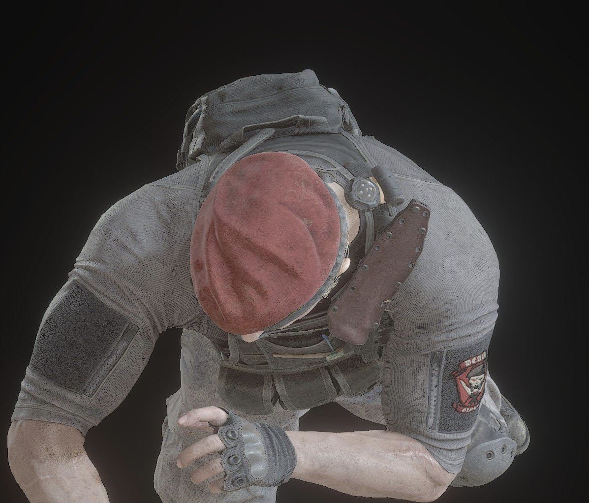 Alex147dancer's tweet image. Still don't know how this kydex sheath is fixed on the mbss vest

#RE4
#Krauser