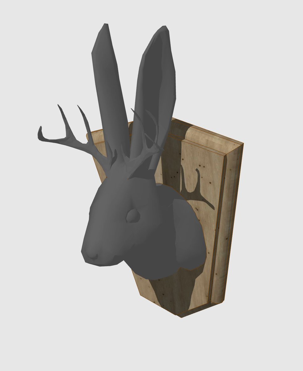 bimgoodies's tweet photo. Jackelope Taxidermy - ArchiCAD object.

Download: https://t.co/6r9n3YtELu https://t.co/YI4zPuTyQZ