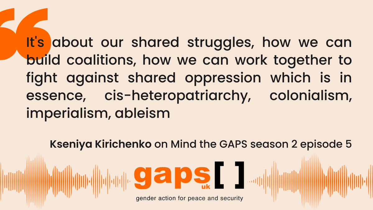 GAPS_Network's tweet photo. From the @UN_HRC to CEDAW - gender is everywhere in the multilateral system &amp; it can directly progress justice for those most marginalised

Listen to #MindTheGAPS with @Kseniyakiri &amp; @GenSabe to learn more, drawing on #Myanmar &amp; #LGBTQI+ rights
https://t.co/VwFGTdYFqv https://t.co/3tea6XMG4w