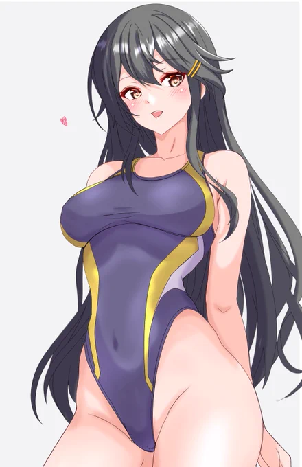 お題箱から競泳水着榛名φ( 'ω' )و 