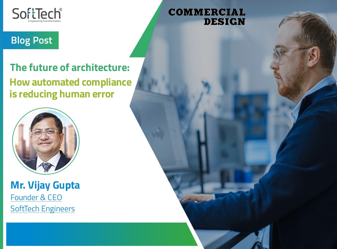 Dive into this #BlogPost by Mr. VIJAY GUPTA, Founder &amp; CEO at SoftTech, on how #CivitPLAN powered by AutoCAD® OEM is revolutionizing the AEC industry. Discover AI-driven efficiency and reduced errors. Read now: bit.ly/464Wk6H #Architecture #Engineering #Construction #AEC