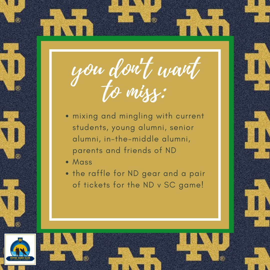 ND Club of Orange Co tweet media