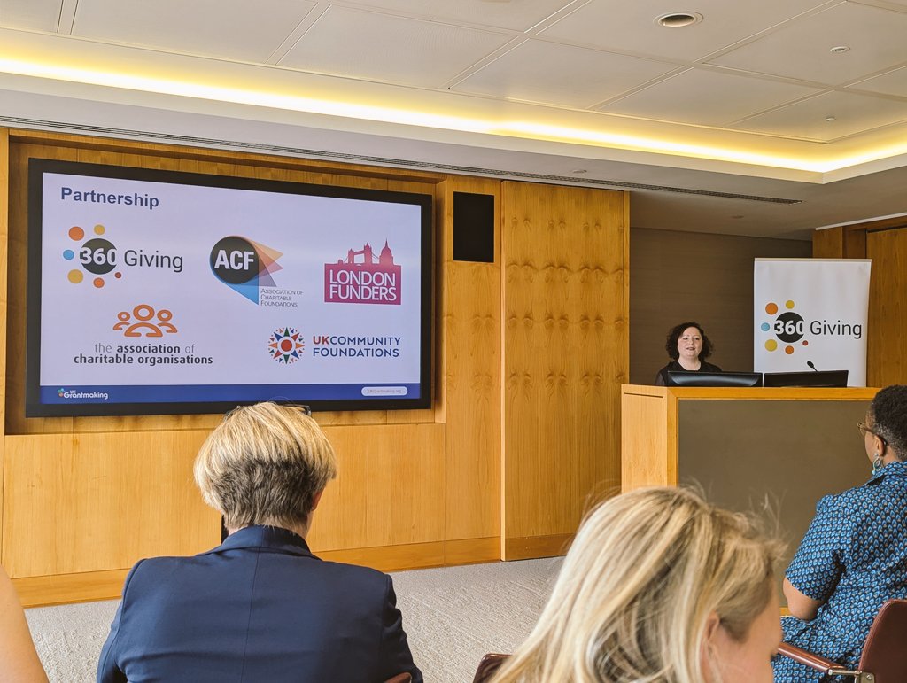 <a href="/PearsFoundation/">Pears Foundation</a> <a href="/BridgetKohner/">Bridget Kohner</a> We're proud to be partners to the UK Grantmaking programme with the brilliant <a href="/TaniaNC/">Tania Cohen</a> and the <a href="/360Giving/">360Giving</a> team - helping to ensure funders across London publish their data, with a dedicated page for our city's data at ukgrantmaking.org/report/2024-06…