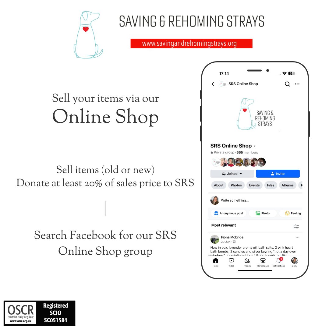 SavingRStrays's tweet photo. Did you know you can sell items via our Online Shop? 📷
As long as you promise to donate at least 20% of the sales price to SRS you can list items in our group with over 650+ members📷
Search Facebook 'SRS Online Shop'
Please read the 'About' section before listing items 📷 https://t.co/DIJcaGorqz