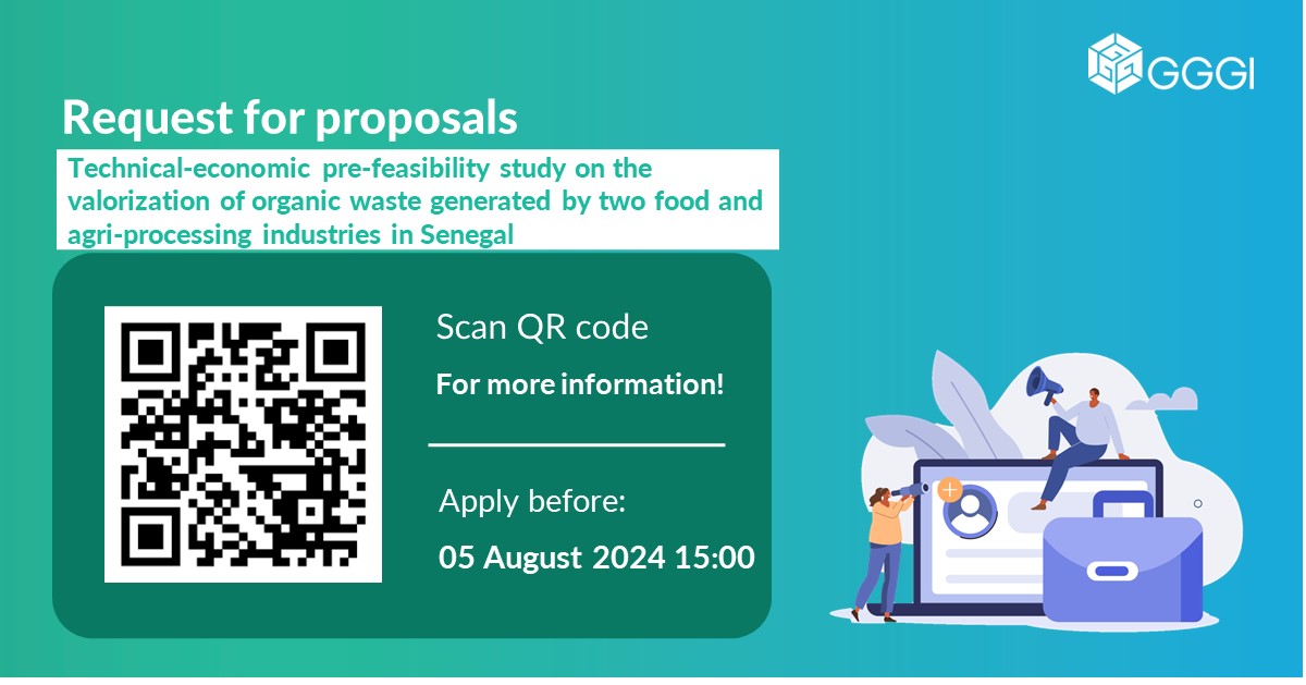 GggiSenegal's tweet photo. 🔊Eligible firms/entities are invited to submit their proposals to conduct a detailed pre-feasibility study on the valorization of organic waste generated by two food and agri-processing industries in 🇸🇳.  
👉https://t.co/INcG2fpzQ2
Submit before 5 August 2024, 16:00 pm (KST). https://t.co/PU4CcboTrR