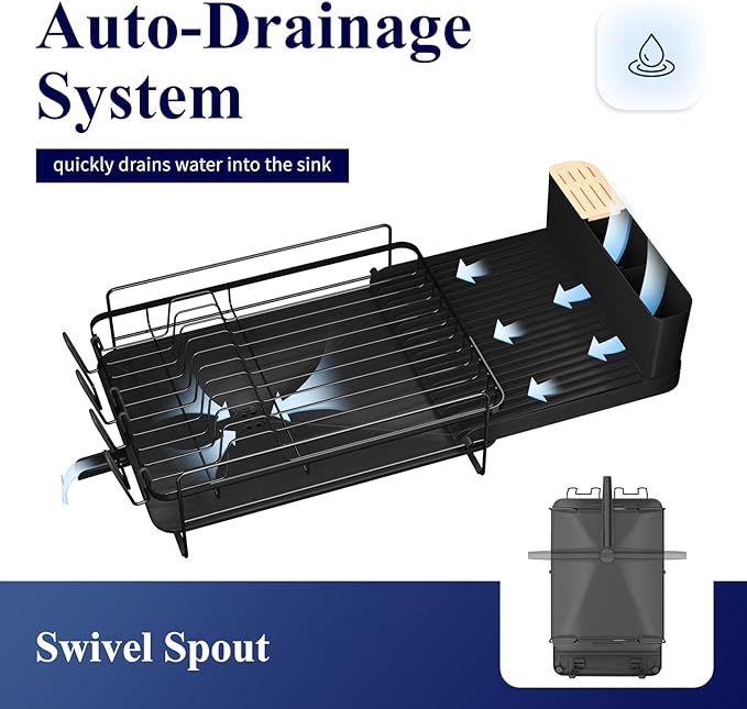 insaneassets's tweet photo. Kitsure Large Dish Drying Rack

Material:Stainless Steel
Brand:Kitsure
Color:Black
Recommended Uses For Product:Kitchen
Mounting Type:Sink,Tabletop
Special Feature:Expandable, Premium
Manufacturer:Kitsure 

Product Link- https://t.co/ja2wf3naOp https://t.co/XvnwN0uTKa