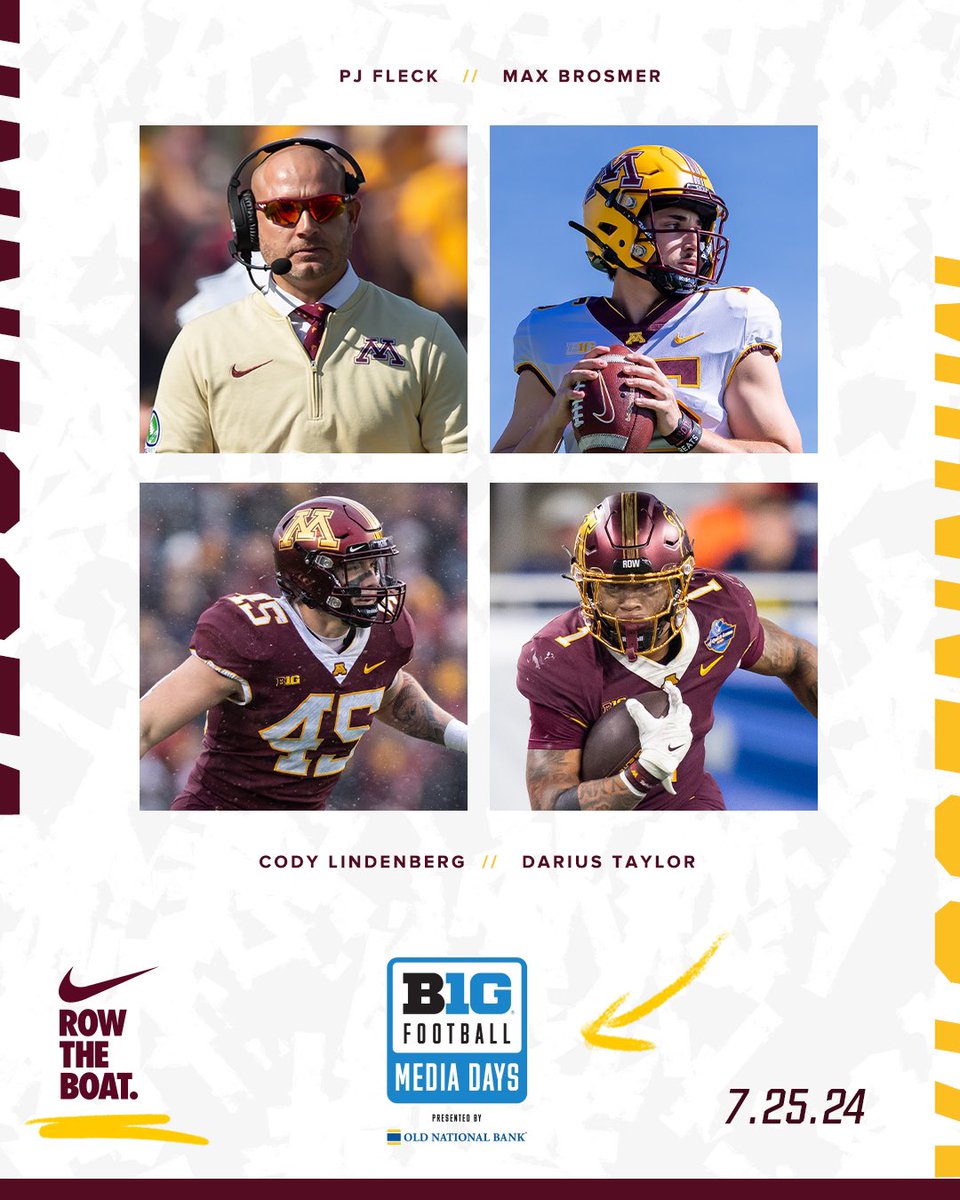 GopherFootball's tweet photo. See you in Indy @B1Gfootball ❕

#RTB #SkiUMah #Gophers https://t.co/Lz3OPnMR2J