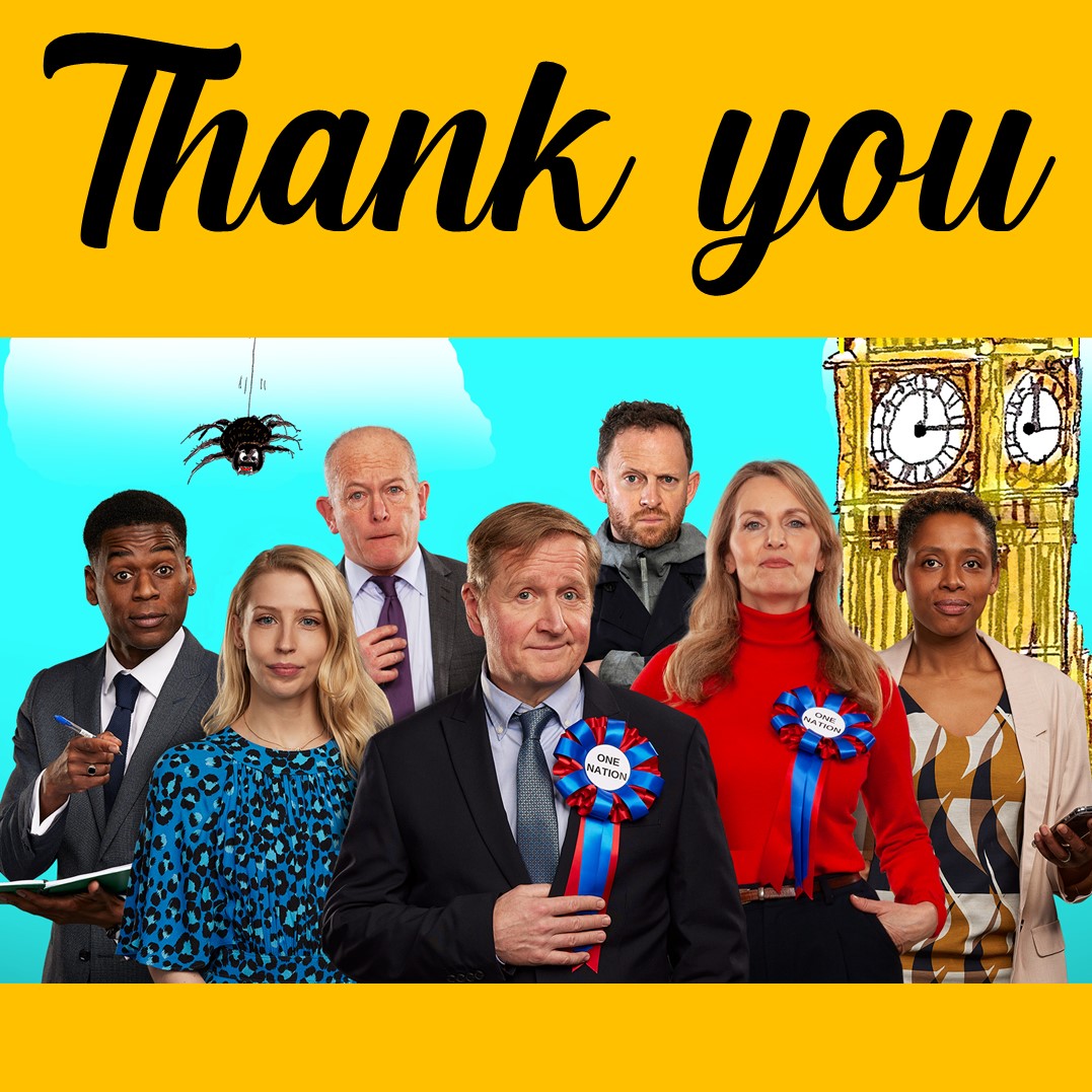 PartyGamesPlay's tweet photo. A huge thank you to everyone who came to see #PartyGames! @YvonneArnaud, @TheatreWindsor, @New_Theatre, @camartstheatre, @wtmworthing, @TheatreRBath, and @MalvernTheatres.  We hope to return again one day. https://t.co/EdXXAmJoEA