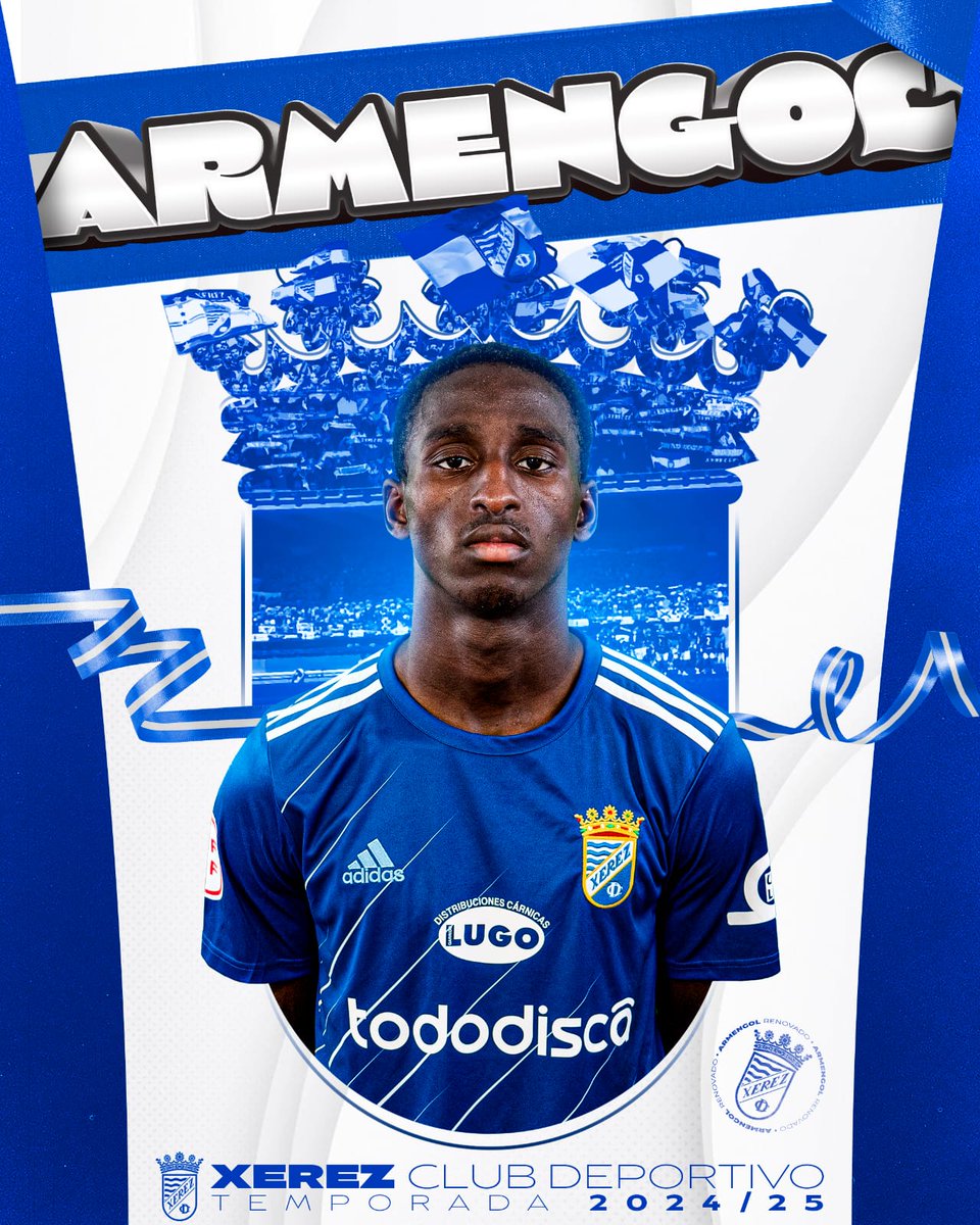 XerezCD_OFICIAL's tweet photo. 📢 𝗢𝗙𝗜𝗖𝗜𝗔𝗟 | 𝐀𝐫𝐦𝐞𝐧𝐠𝐨𝐥 renueva automáticamente con el #Xerez

⚽️ El delantero sub-23, todo un revulsivo durante el pasado curso, aportará velocidad, entusiasmo y verticalidad en #SegundaRFEF.

🖱️ https://t.co/nc61GMRifu

#APorEl2ºPaso https://t.co/hhLw6oHObl