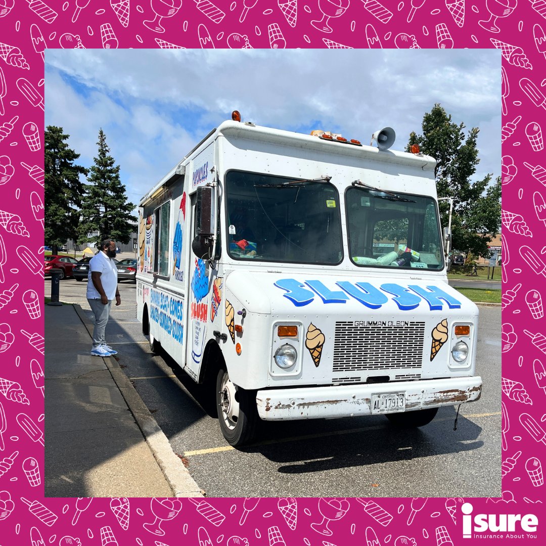 isurecanada's tweet photo. Who knew that all it takes to bring out the sun on a rainy day is an ice cream truck? 🍦☀️ Thanks to everyone who braved the crazy weather yesterday for some sweet treats!🍨
#icecreamtruck #icecream #officesocialevent #isure #brokerlife #insuranceprofessionals #insuranceaboutyou https://t.co/D9VPHEPLF6
