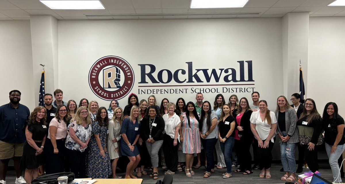 MichaelJungEDU's tweet photo. Our @rockwallschools HR Team works so hard throughout the summer to navigate our hiring managers and recommended candidates through the hiring process. They do it with diligence and heart. TY for your hard work! 

Welcome to our newest RISD hires! #iloverockwallisd https://t.co/VFaAn2EQGq