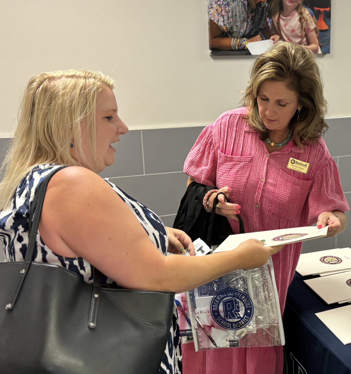 MichaelJungEDU's tweet photo. Our @rockwallschools HR Team works so hard throughout the summer to navigate our hiring managers and recommended candidates through the hiring process. They do it with diligence and heart. TY for your hard work! 

Welcome to our newest RISD hires! #iloverockwallisd https://t.co/VFaAn2EQGq