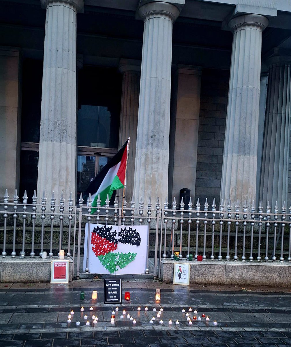 IPSCLouth's tweet photo. Thank you to everyone who attended our vigil last night. Free Palestine 🇵🇸 https://t.co/pjT4lSfmED