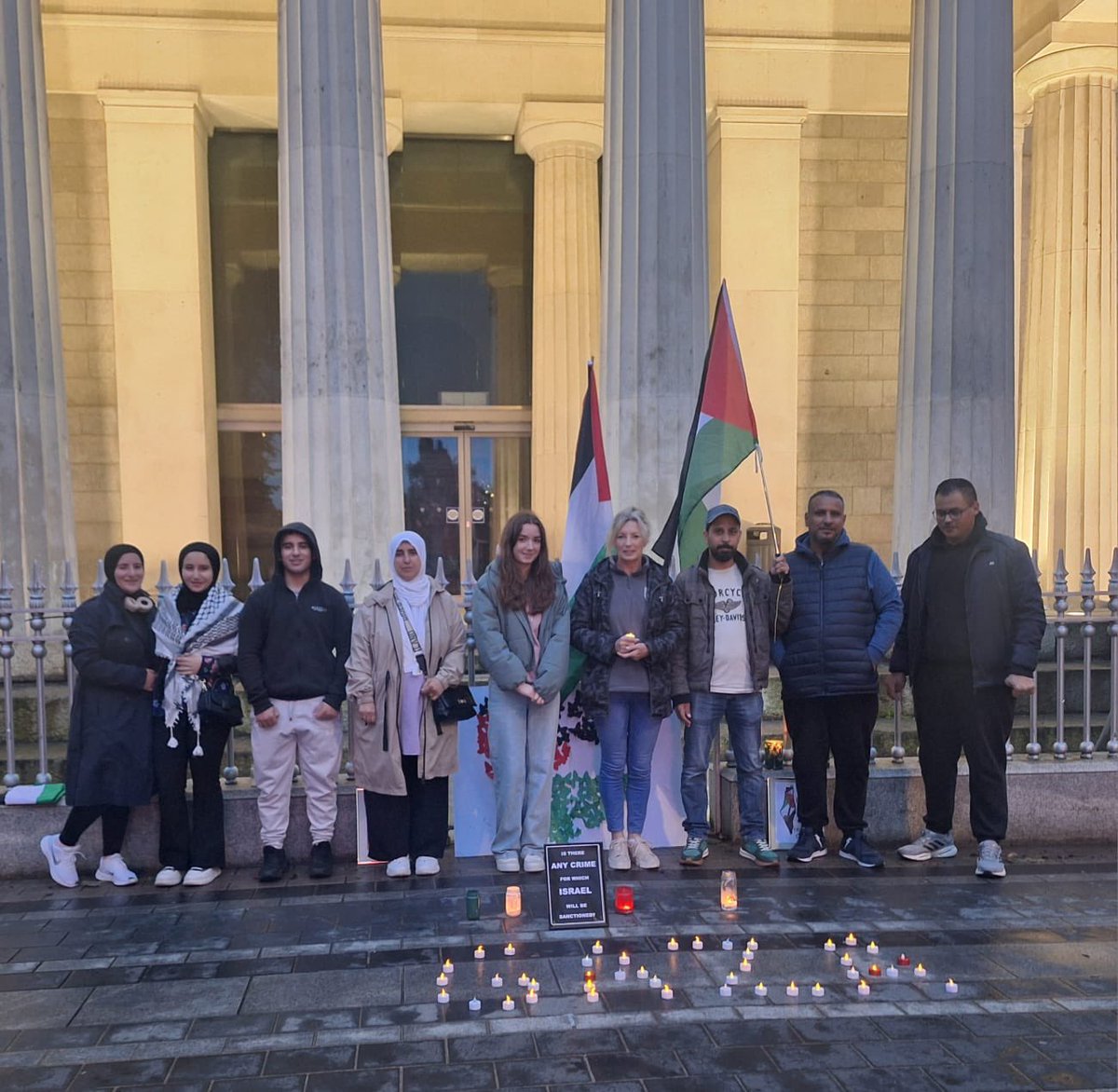 IPSCLouth's tweet photo. Thank you to everyone who attended our vigil last night. Free Palestine 🇵🇸 https://t.co/pjT4lSfmED