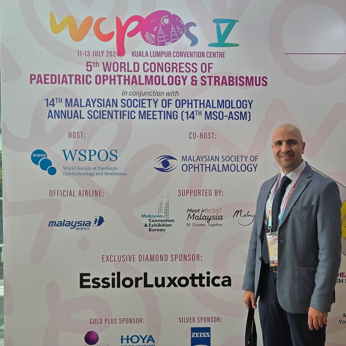 AliAbdulRazzaqM's tweet image. #wcposv2024
It has been a great day and an honor to be part of the 5th WORLD CONGRESS OF PEDIATRIC OPHTHALMOLOGY AND STRABISMUS 
DAY 1 
#WCPOSV2024