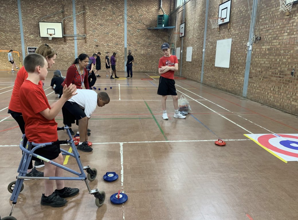 MattDronfield's tweet photo. What a fantastic @HallMead Sports Day we had at Hornchurch Stadium. Wonderful to see so many pupils participating, supported by their families. A special shoutout to our friends from @CorbetsTeySch who joined us for our special dedicated events with @plcHallMead! 🏆👏 https://t.co/FeijVBuaej