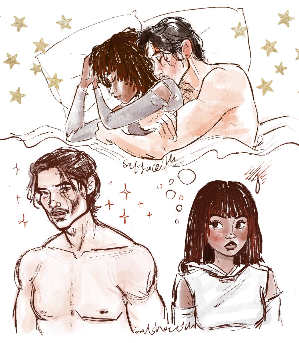 buriedbloom's tweet photo. #oshamir sketchdump ✏️✨  #theacolyte https://t.co/oXFzYv4N5f