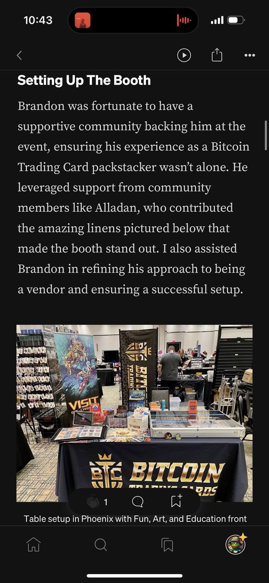 koilbreaksbtc's tweet photo. My @frontrowcardsho Blog Part 2 is out now!
Learn about selling @btc_cards at a traditional trading card show from a #packstacker perspective 🔥
Read here ⬇️
https://t.co/YhofK0Awzg https://t.co/HIZec7aasJ