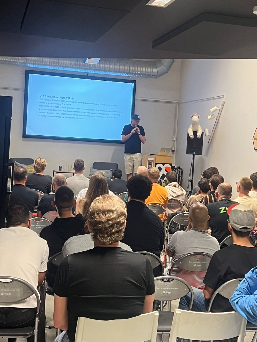 TallinnJS's tweet photo. @bibix1999 talking about #javascript quirks... "WTF JS?!?"

Live now from our @TallinnJS meetup 😍 https://t.co/0dzz7lYdGI