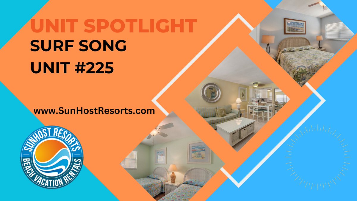 sunhostFL's tweet image. Unit #spotlight on Surf Song #225 in Madeira Beach Florida🌇🏖️