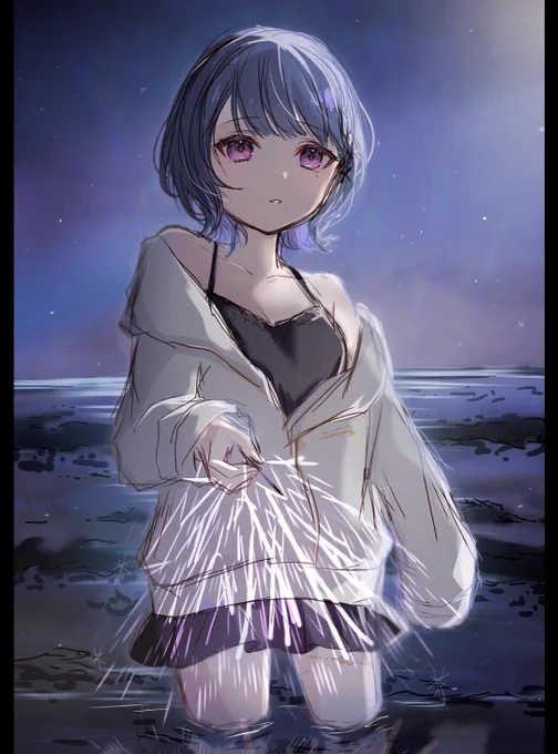 #泡色模様 