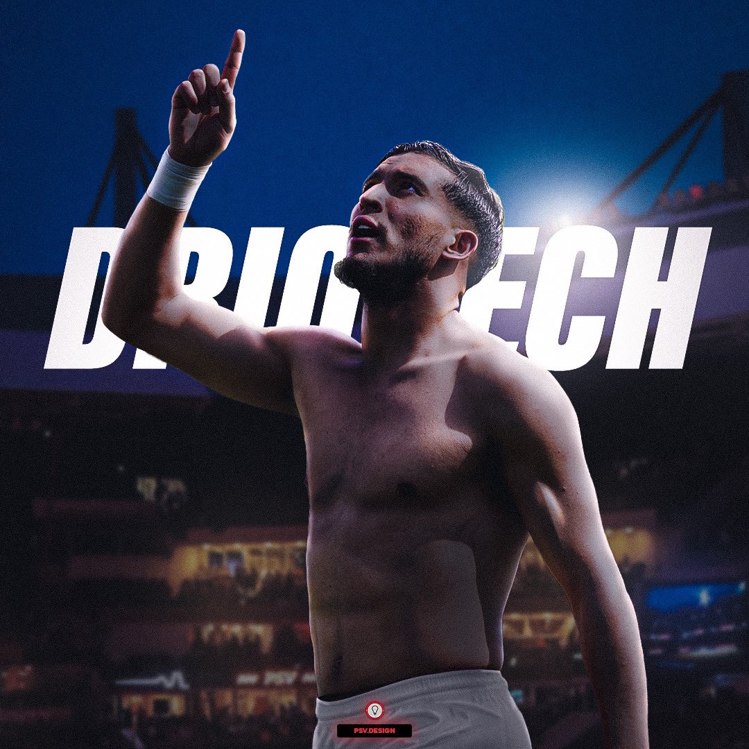 PSVdesign's tweet photo. Finally, Driouech is here! ✍️

LIKE AND FOLLOW ❤️🤍

@PSV 
#smsports #footballgfx #footballgraphics #footballdesigns https://t.co/iF09HzZxE0