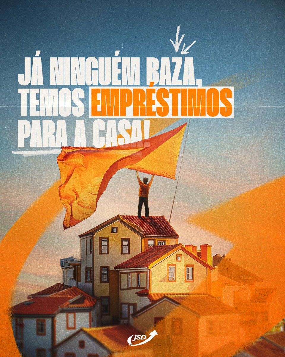 📢 Temos uma excelente notícia para todos os jovens que sonham com a sua casa própria! 

🚀 A nossa proposta de entrada financiada a 100% já está em vigor.

🙌🏼 Continuamos a lutar por um futuro com mais oportunidades e menos barreiras.

#JSD #Futuro #Jovens