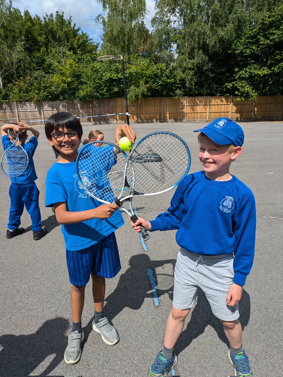 OakfieldFirstPE's tweet photo. Watch out for these faces at Wimbledon in the future! Taking the game very seriously! Year 2 PE @oakfield1st_sch https://t.co/dk3vDXrqGB