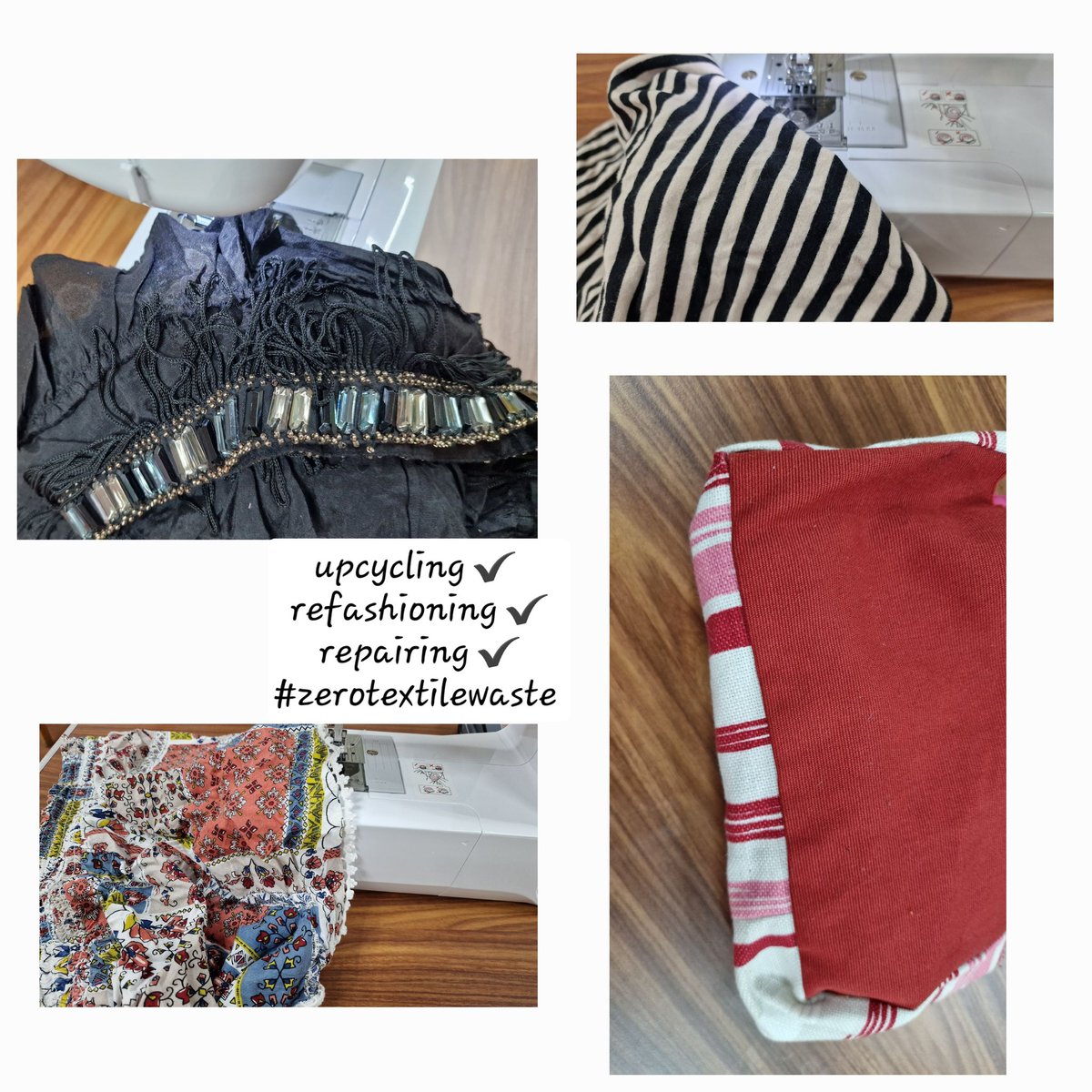 KennyUmeh's tweet photo. Today at the Wythenshawe Sustainable sewing session, we had 4 #repairs/#alteration and 2 #upcycling of unwanted fabrics, saving them from the landfill.
Feel free to join us every Thursday at 10.00am. #reducingtextilewaste #pouches #reusereduce #skills #sewing @MCCWythenshawe https://t.co/fm2vXrGdKu
