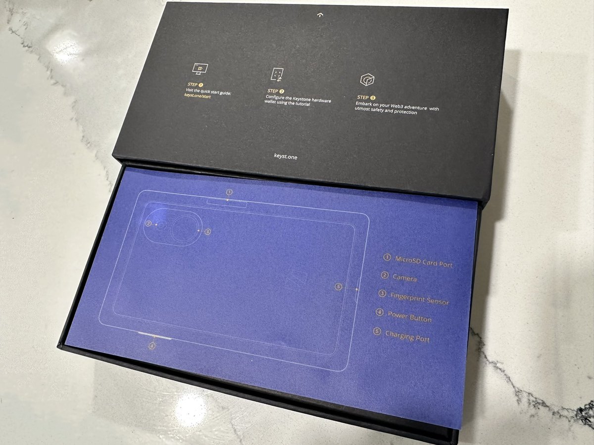 zetman_eth's tweet photo. Thank you @KeystoneCN for gifting this custom #Keystone 3 Pro hardware wallet to INK community!

Raffle is up for INK holders!

https://t.co/TNv6M4pSqS https://t.co/mzghlwQ9du
