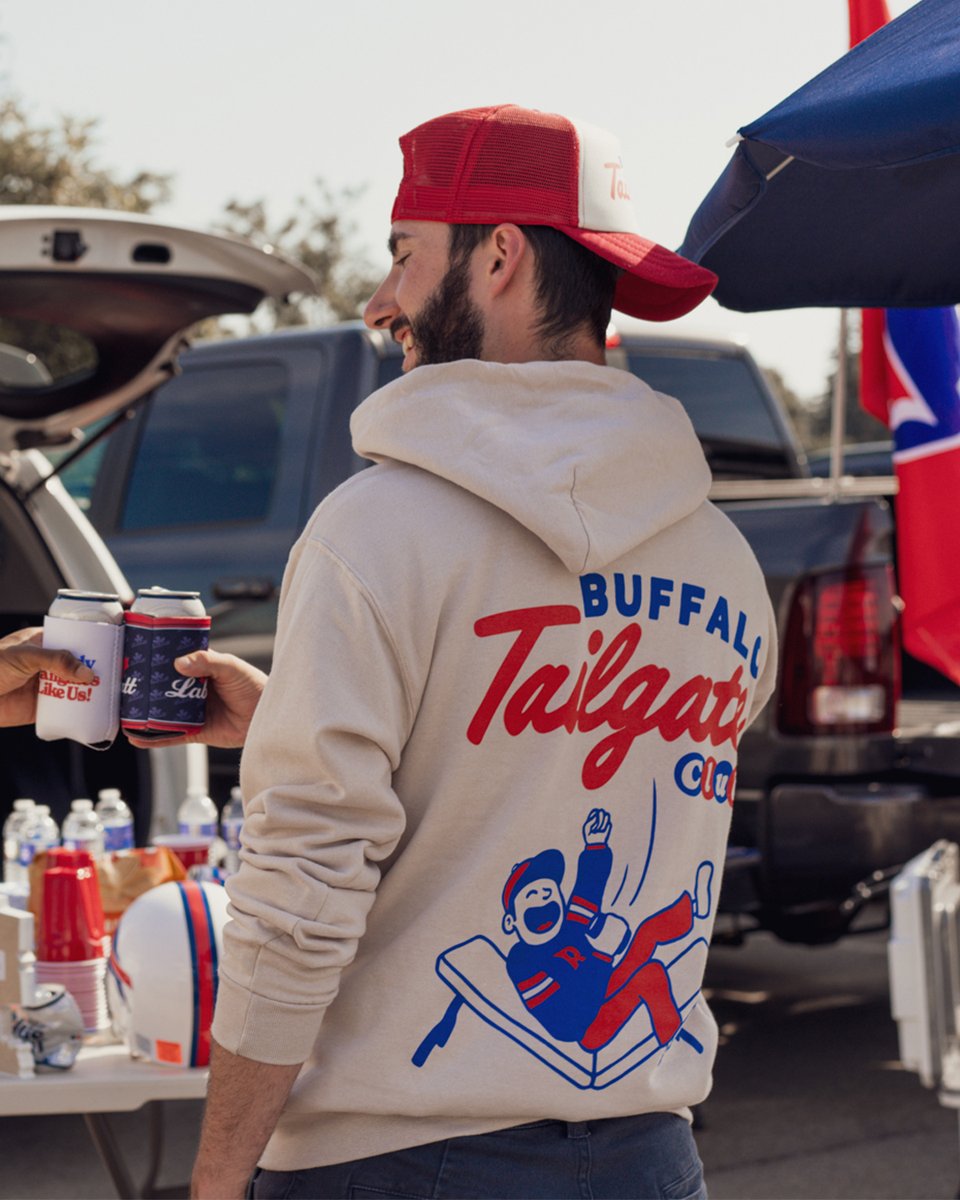 thebflostore's tweet photo. It's a fact: Nobody Tailgates Like Us! 🚨 Introducing our new BFLO Tailgating Collection, featuring collaborative items with @LabattUSA! 🍻

🏈 This BFLO exclusive will drop at all locations and be available for pre-order online 7/16. Grab your while supplies last this 716 Day!🎉 https://t.co/zOXaWZsweO