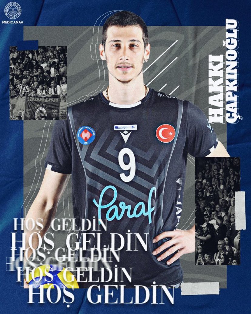 🚨 Orta oyuncu Hakkı Çapkınoğlu resmen Fenerbahçe Medicana’da.