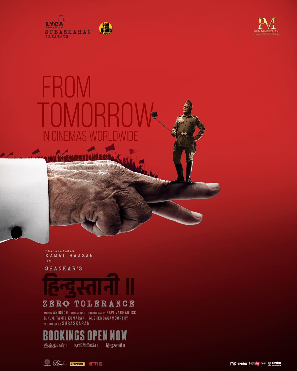 Tutejajoginder's tweet photo. #Senapathi set to return tomorrow!

Super excited about #Hindustani2

#KamalHaasan and #Shankar combo should be fire 🔥 https://t.co/8O5GCDRX4K