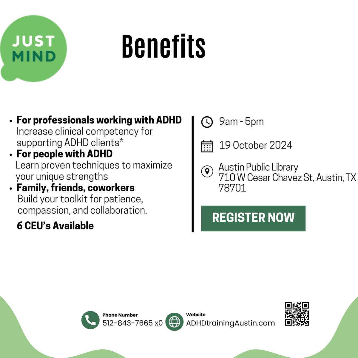 Get your most important questions answered and understand the entire scope of best ways to manage ADHD.
ADHDtrainingAustin.com