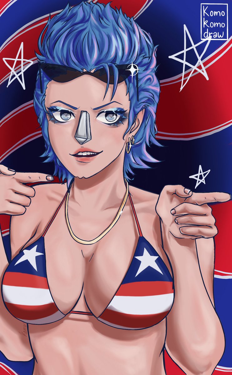 Komokomodraw's tweet photo. Fem Franky~☆

#franky #cuttyflam #femfranky #strawhat #op #onepiece #4thofjuly #independenceday https://t.co/5vnDN2yNeN