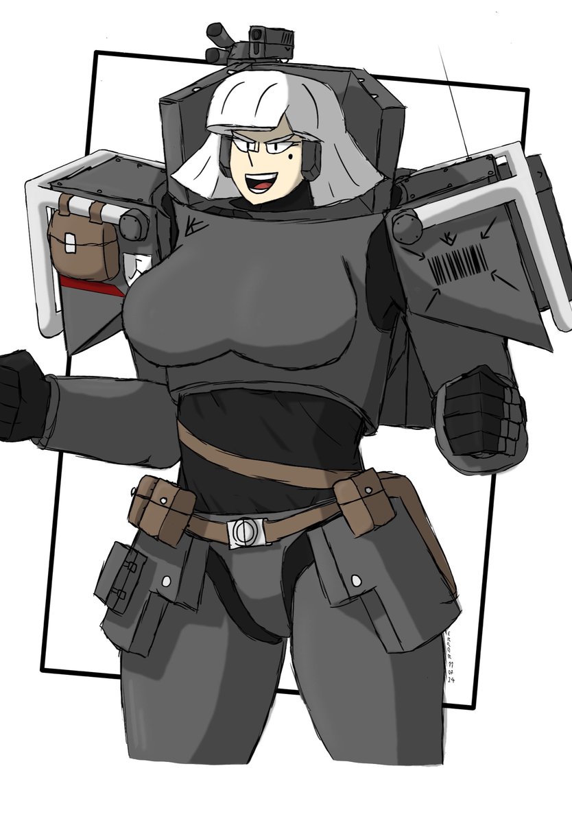 ERROR007HAK's tweet photo. #armore #oc #art #warrior
2.2m walking tank Engel Frau https://t.co/uMgIfvSISB