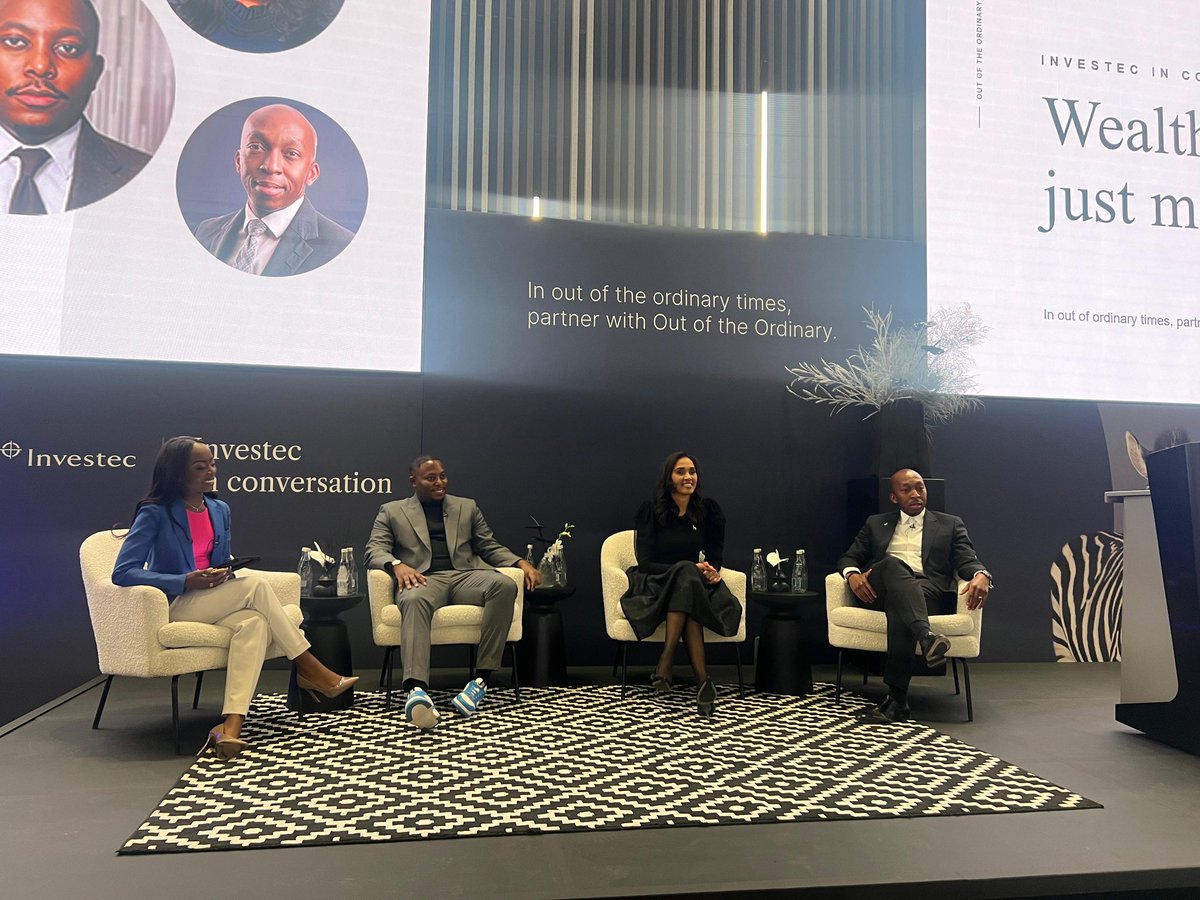 Excited to hear from <a href="/theo_baloyi01/">Theo Baloyi</a> and @ItuMerafe, at the Investec Young Professionals event! Their stories of success and resilience are truly inspiring. #InvestecSA #YoungProfessionals #WealthNotJustMoney