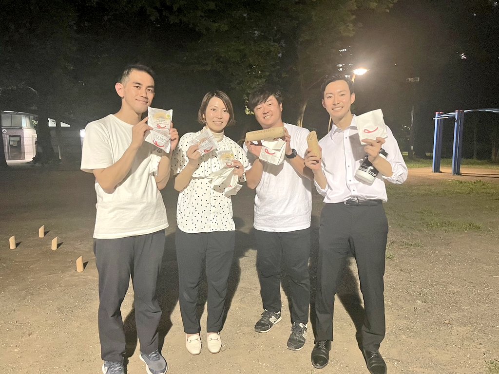 spoppy_SH's tweet photo. 【開催報告】
7/8(月)に記念すべき第1回！
#気晴らしナイトモルック を開催しました🙌✨

「憂鬱な月曜日を気晴らしの月曜日へ」というキャッチコピーではじめました😎

11月11日を #モルックの日 にしよう！
ということで、月曜から #モルック していますので、興味ある方はご連絡ください🙋

#Spoppy https://t.co/gH8B7fUFwh