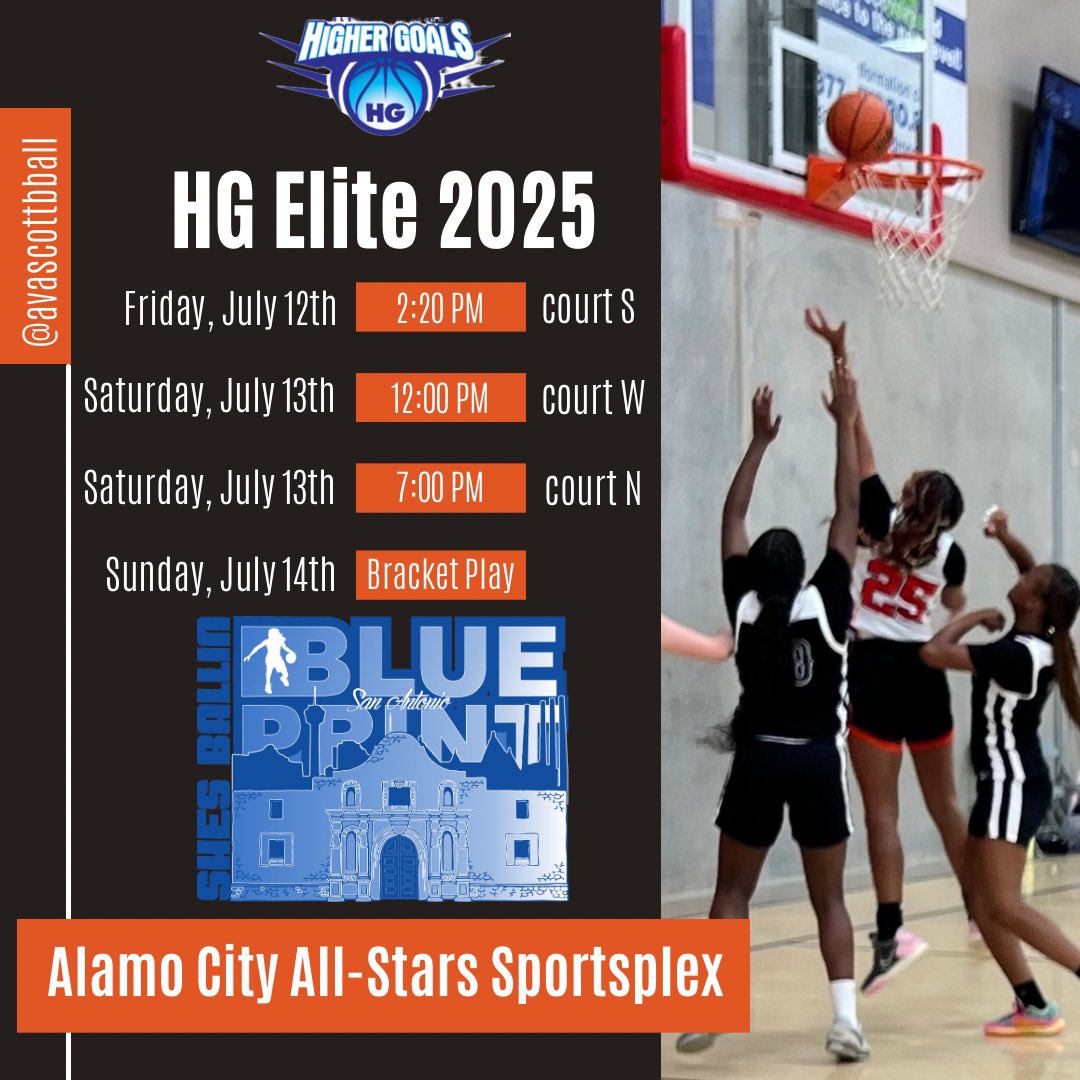 Traveling South for a long weekend of Basketball!  Come check us out! #SBBlueprint #classof2025 #highergoals <a href="/HigherGoalsHoop/">Higher Goals (Official Member of Select 40)</a> <a href="/ShesBallin/">ShesBallin</a> <a href="/SBProspects/">SBProspects</a>