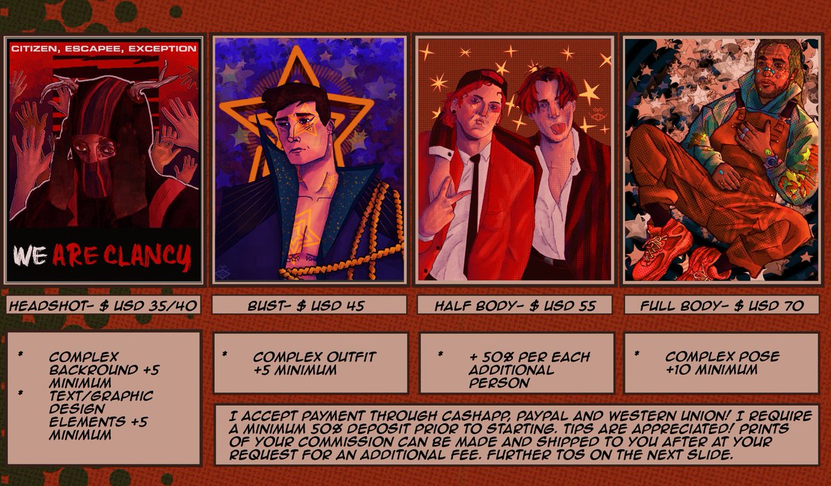 SWlRLYEYES's tweet image. my commissions are now officially open! the money will go towards food and materials for college. please dm me if you're interested!
details about purchasing prints are in the thread below
rts are appreciated!
kofi link: ko-fi.com/swirledsagey
#commissionsopen