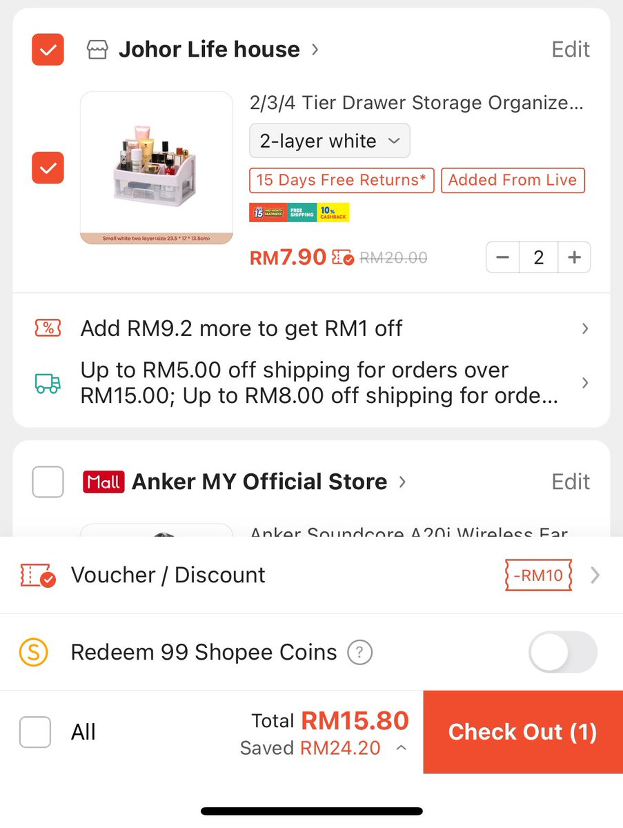 Dalam live je weh dapat harga mcm ni

Nak request item lain boleh join channel min

Link ade kat bawah, so far ramai gila dapat jimat😻