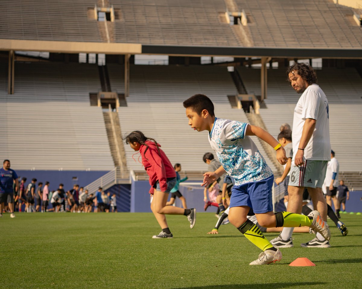 FCDCommunity's tweet photo. "The way we know how to stretch a dollar, this generous grant will fund a full weeklong, low-cost camp for more than 100 young soccer players in the Pleasant Grove area, with enough left over to contribute to some of our other single-day clinics or other programs. The Pleasant Grove area in Southeast Dallas is among many communities where the youth sports pay-to-play model shuts out so many families. This grant provides our nonprofit organization with valuable resources to help break through that model in an area that loves soccer!"

-Steve Davis, Director, Pleasant Grove Soccer & Sports