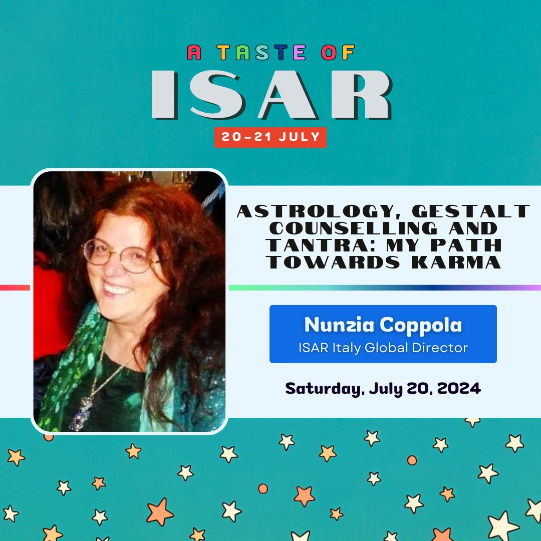 “A Taste of ISAR” is a two-day online meetup, designed to offer our community a sampling of the different aspects of astrology that our organization supports.
Sat, July 20, 2024 and Sun, July 21, 2024
10am – 2pm PT / 1pm – 5pm ET
DAY 1 lineup! isarastrology.com/a-taste-of-isa…