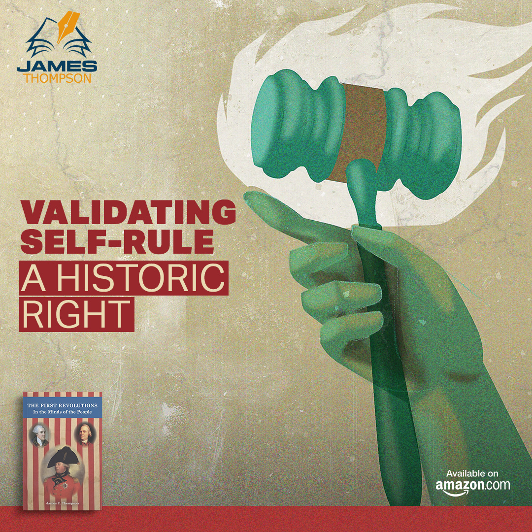 AuthorJamesT's tweet photo. Validating self-rule: a historic right that shaped the foundation of modern #democracy. Knowing more about the fight for autonomy and self-governance became a cornerstone in the quest for ##freedom and #independence.

Buy now: https://t.co/aU2DZ1yA6m
#AmericanRevolution #History https://t.co/0EWlssMAio