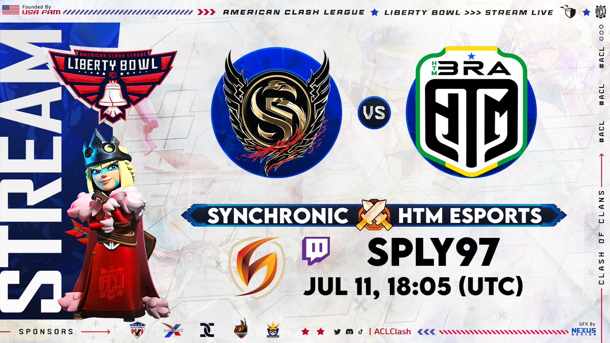 🔴 ESTAMOS EN DIRECTO

🥳 2 guerrazas y la segunda que pondrá a uno de los equipos en la final!

🏆 LIBERTY BOWL - QF LB &amp; FINAL UB (HARD MODE)

⚔️ VN Esporting 🆚 Project x Diamond
⚔️ Synchronic 🆚 HTM Esports

💪 ¿Quién ganará la guerra?

📺 twitch.tv/sply97