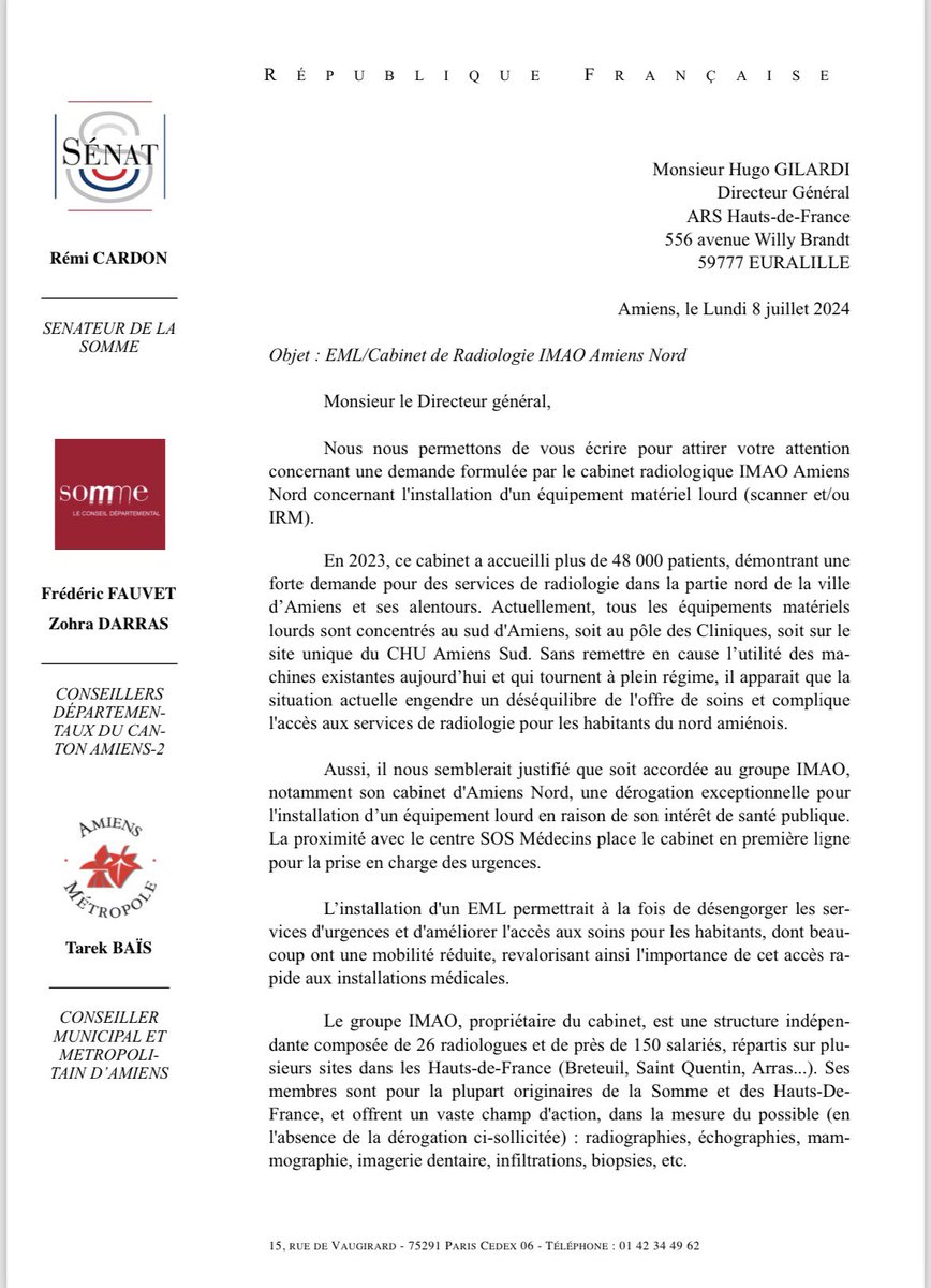 baistarek's tweet photo. Les quartiers nords ne doivent pas être moins bien desservis qu’ailleurs.
L’installation d’un équipement médical est nécessaire dès maintenant , elle le sera encore plus dans les années à venir afin d’accompagner les besoins médicaux de notre population vieillissante. https://t.co/EoSlNE0KEO